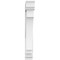 Ekena Millwork Standard Imperial Architectural Grade PVC Bracket With Traditional Ends, 3"W x 16"D x 22"H BKTP03X16X22IMP01 - alternate 2
